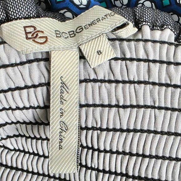 BCBGeneration Black Mesh Bubble Party Dress Size XS - Picture 7 of 12